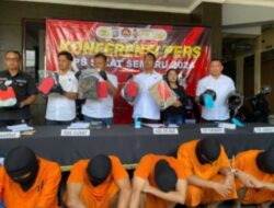 Gelar Konferensi Pers Hasil Ops Sikat Semeru 2024 Polres Tulungagung Amankan 38 Tersangka
